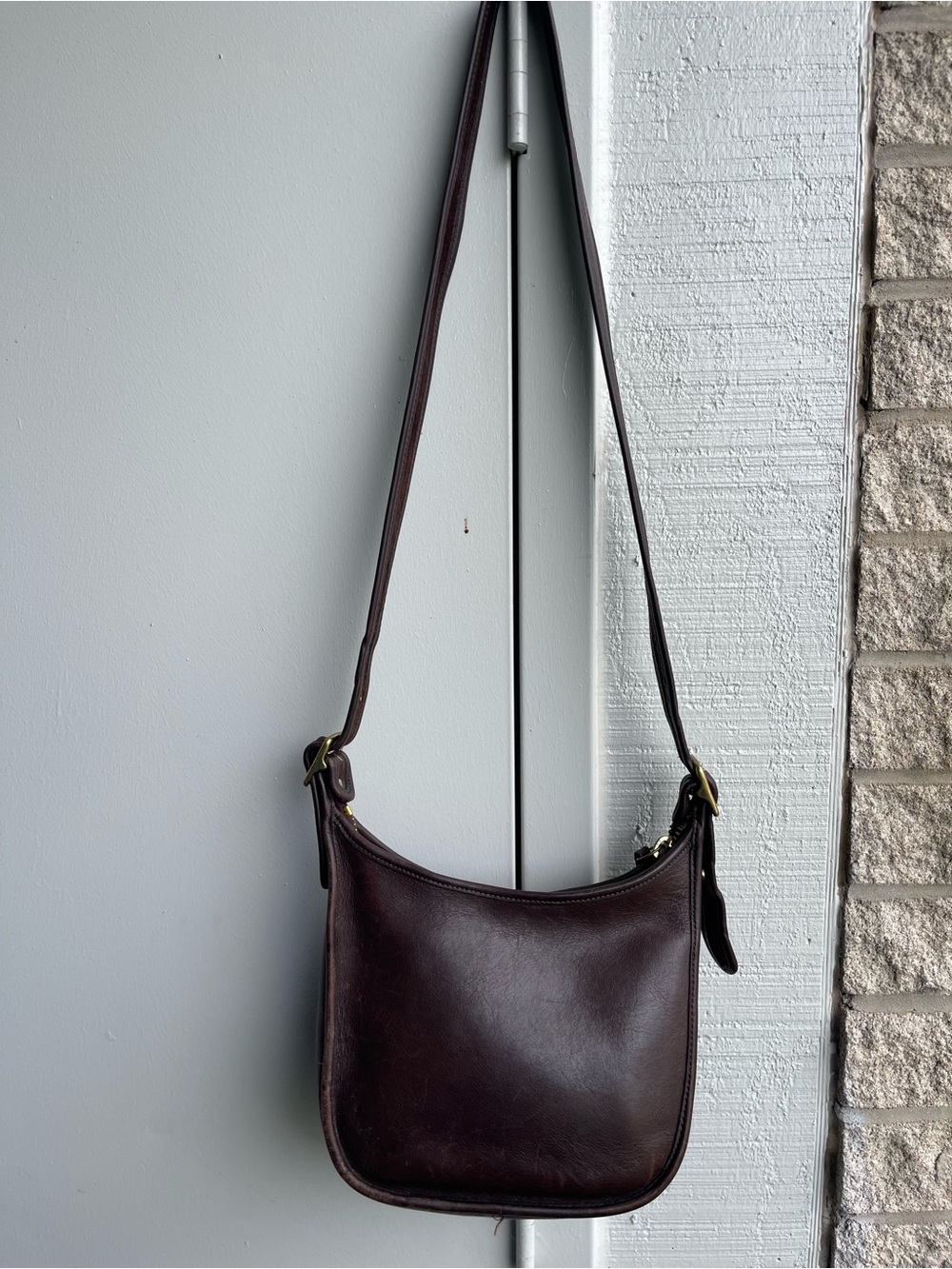 Vintage Leather coach Janice purse.